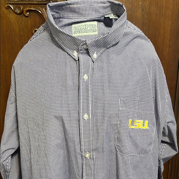 Campus Specialties Other - Campus Checkered Button Down Shirt - Black and White
